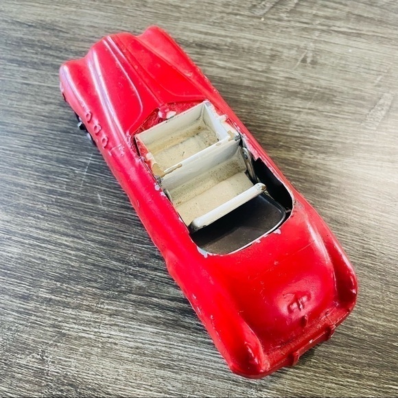 Vintage 1950s HUBLEY‎ KIDDIE-TOY # 465 Green Buick Convertible Hardtop 7" Long - Picture 6 of 11